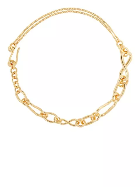 LOEWE chain-link detail necklace Women 0113