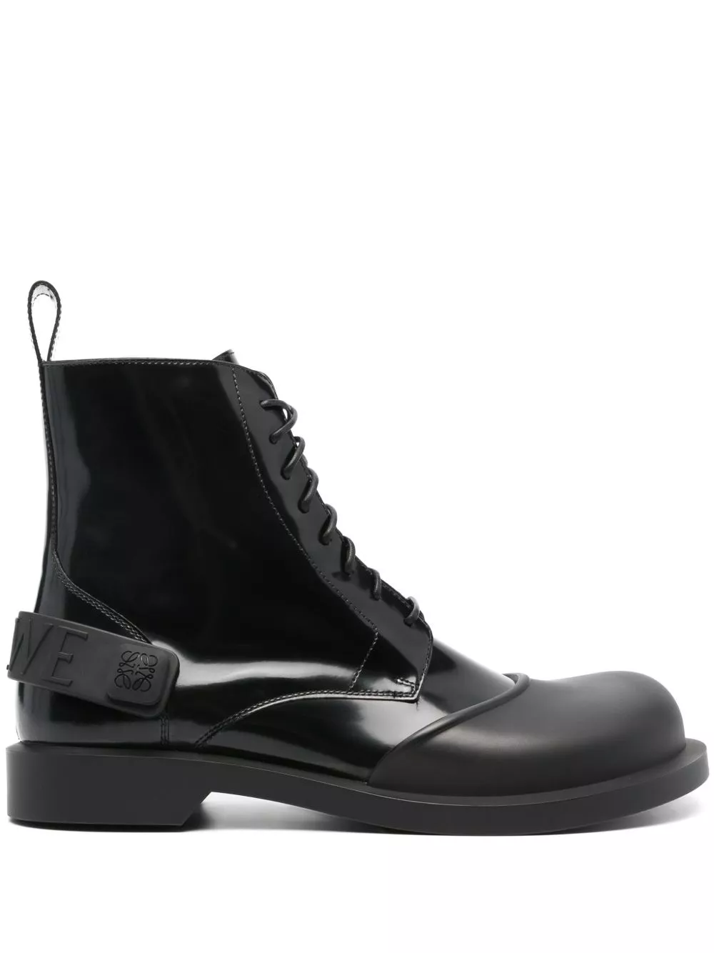 Cheap LOEWE Campo lace-up leather boots Men 0126