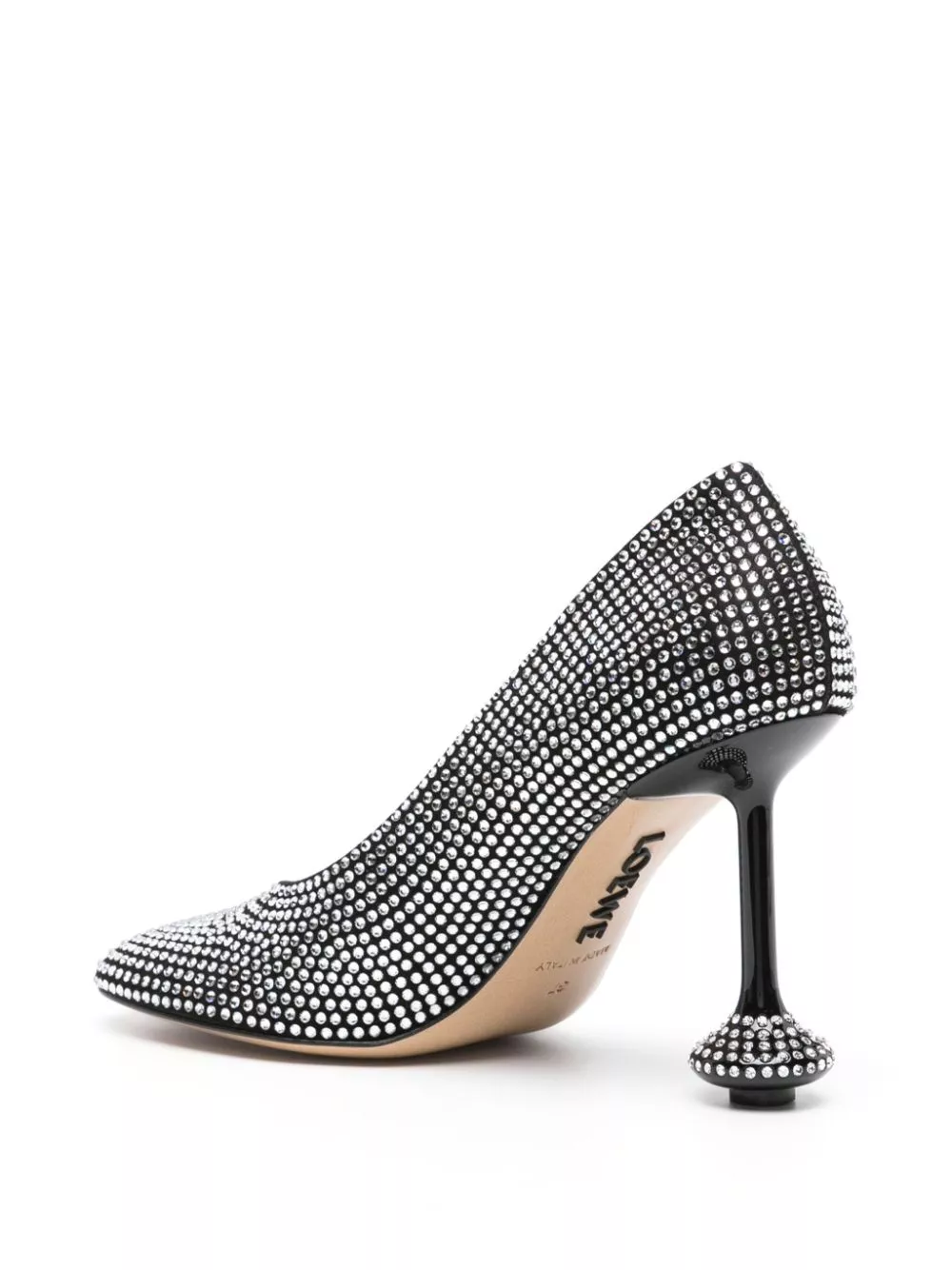 Cheap LOEWE Toy 90mm rhinestone-embellished pumps Women 0114