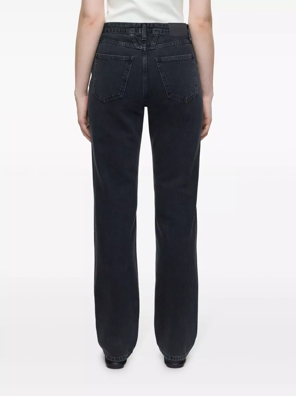 Affordable LOEWE high-rise straight-leg jeans Women 0119