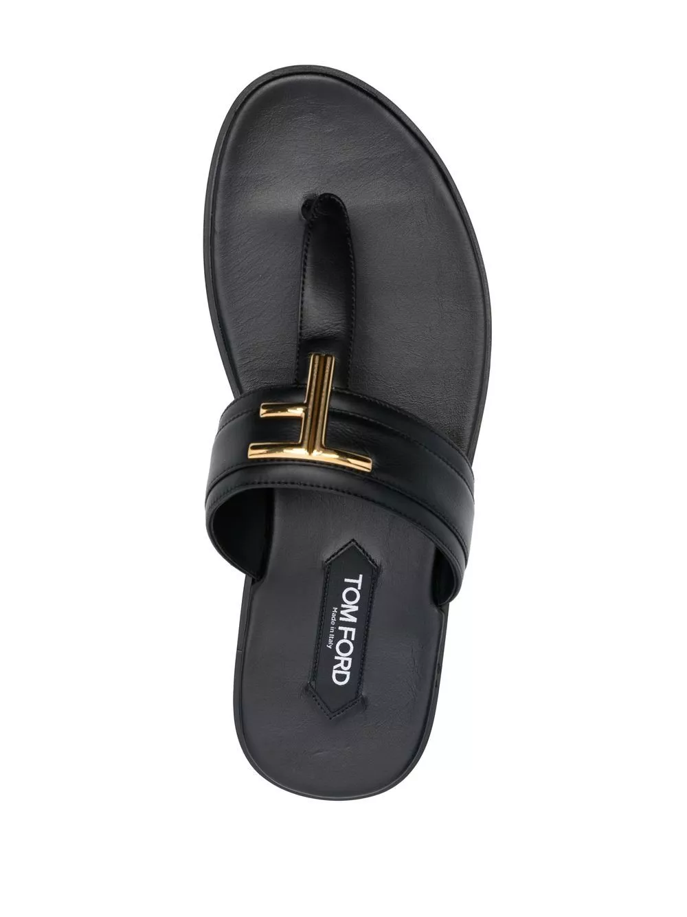 Cheap LOEWE logo-plaque leather flip flops Women 0124