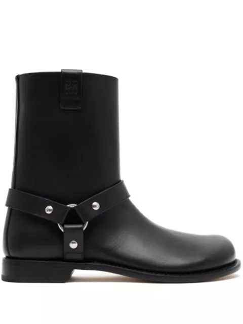 Affordable LOEWE Campo leather biker boots Men 0126