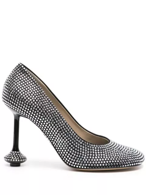 LOEWE Toy 90mm rhinestone-embellished pumps Women 0114