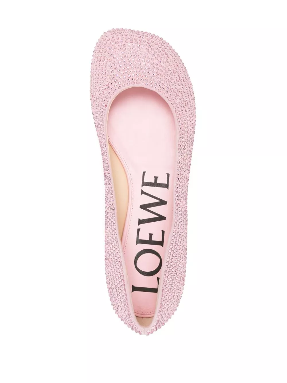 Affordable LOEWE Toy rhinestoned ballerina shoes Women 0124