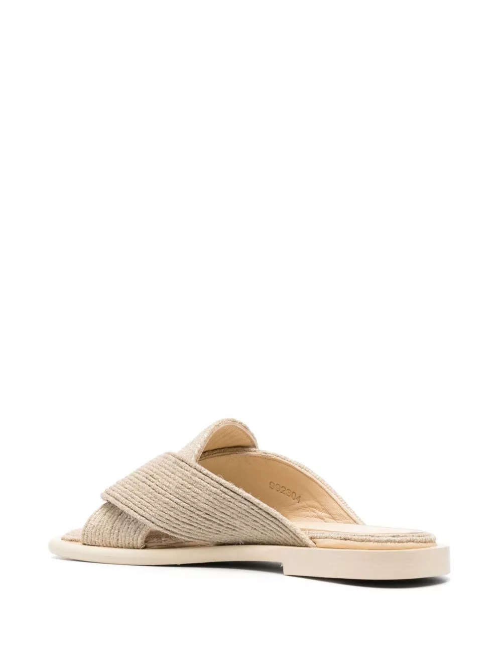 Affordable LOEWE Petal interwoven leather slides Women 0131