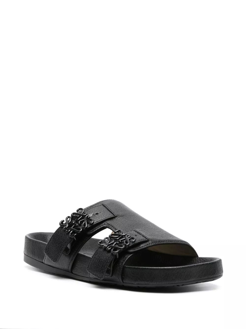 Affordable LOEWE Anagram-buckle leather slides Women 0131