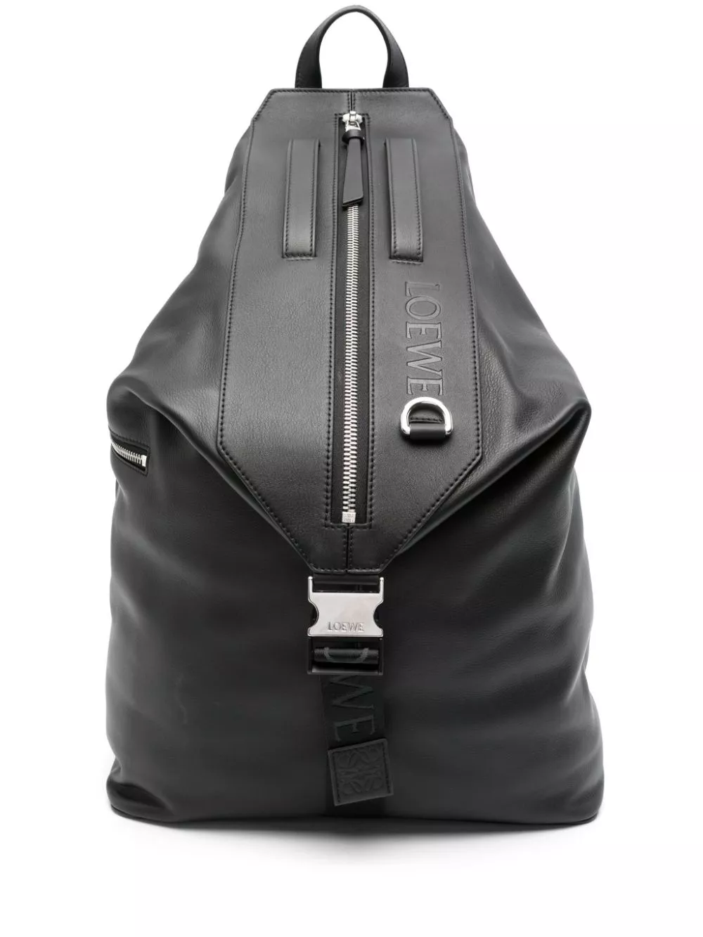 LOEWE Convertible leather backpack Men 0120