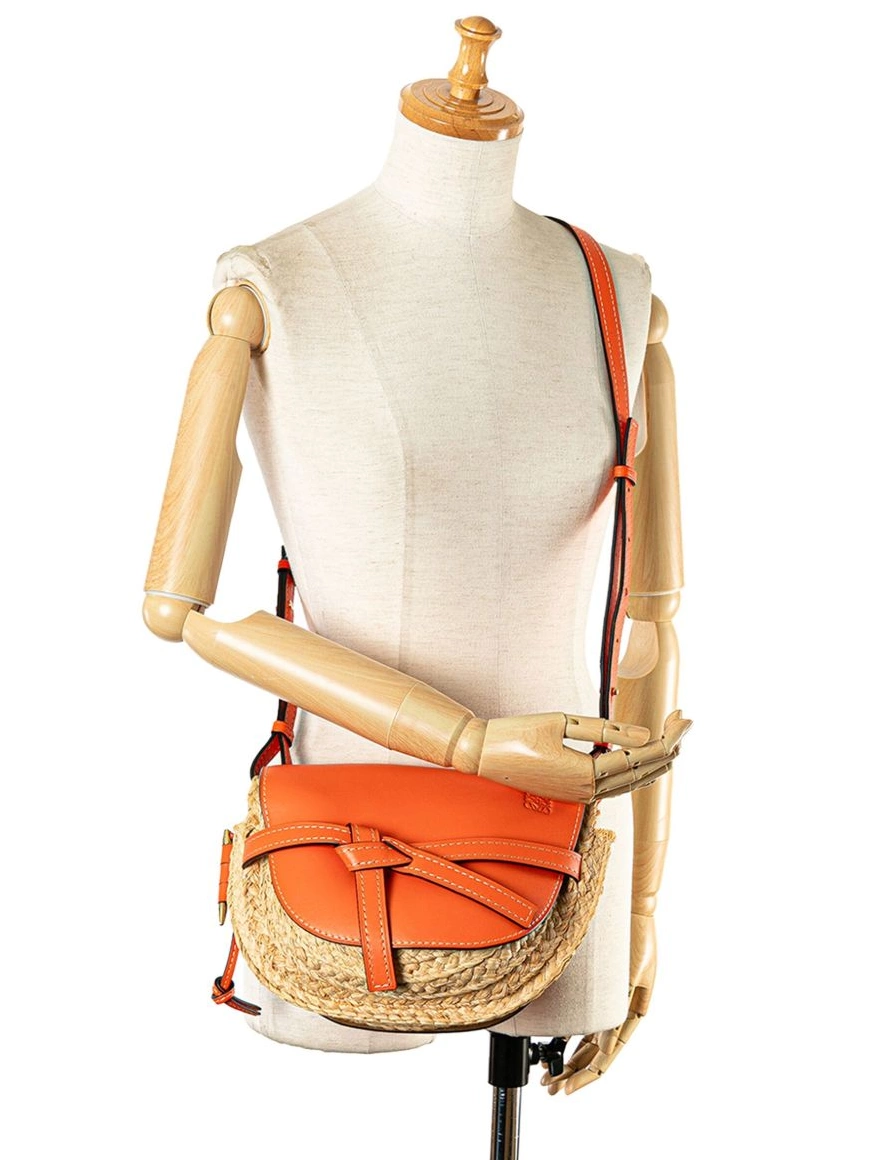 Affordable Loewe Women Small crossbody Raffia bag 2018 Gate 0223