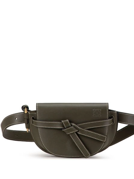 Cheap 21st Mini Women Leather Loewe bag belt Gate Century 0222