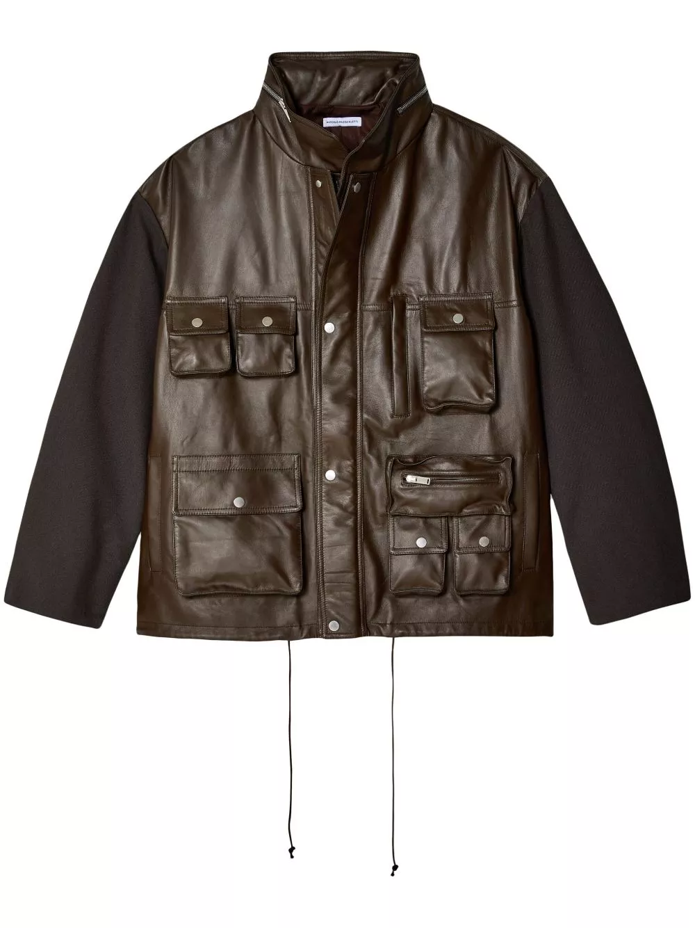 Cheap LOEWE panelled leather jacket Men 0202