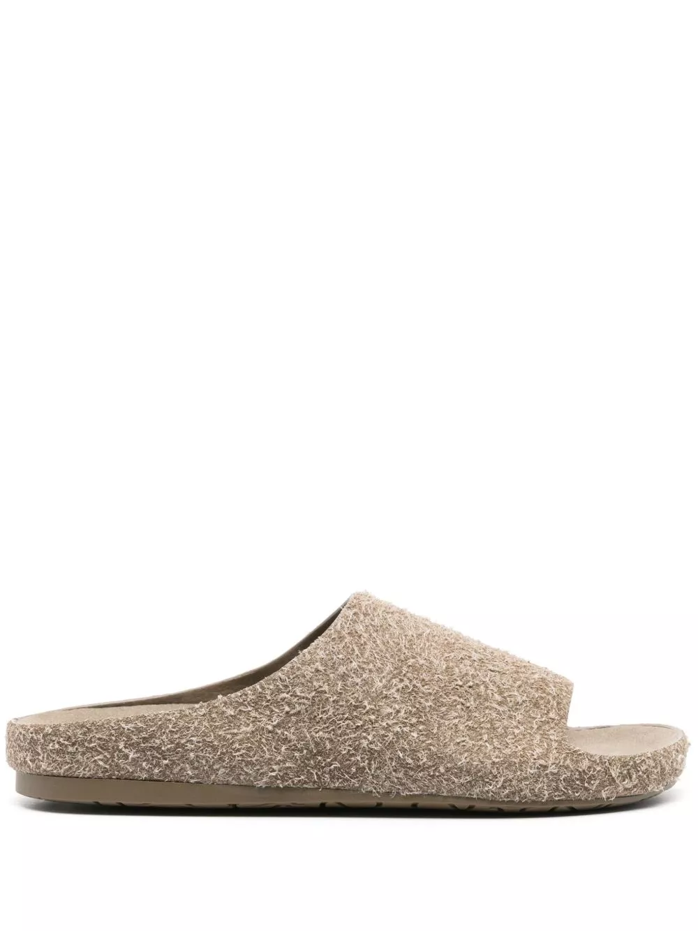 Affordable LOEWE Lago brushed suede slides Men 0204