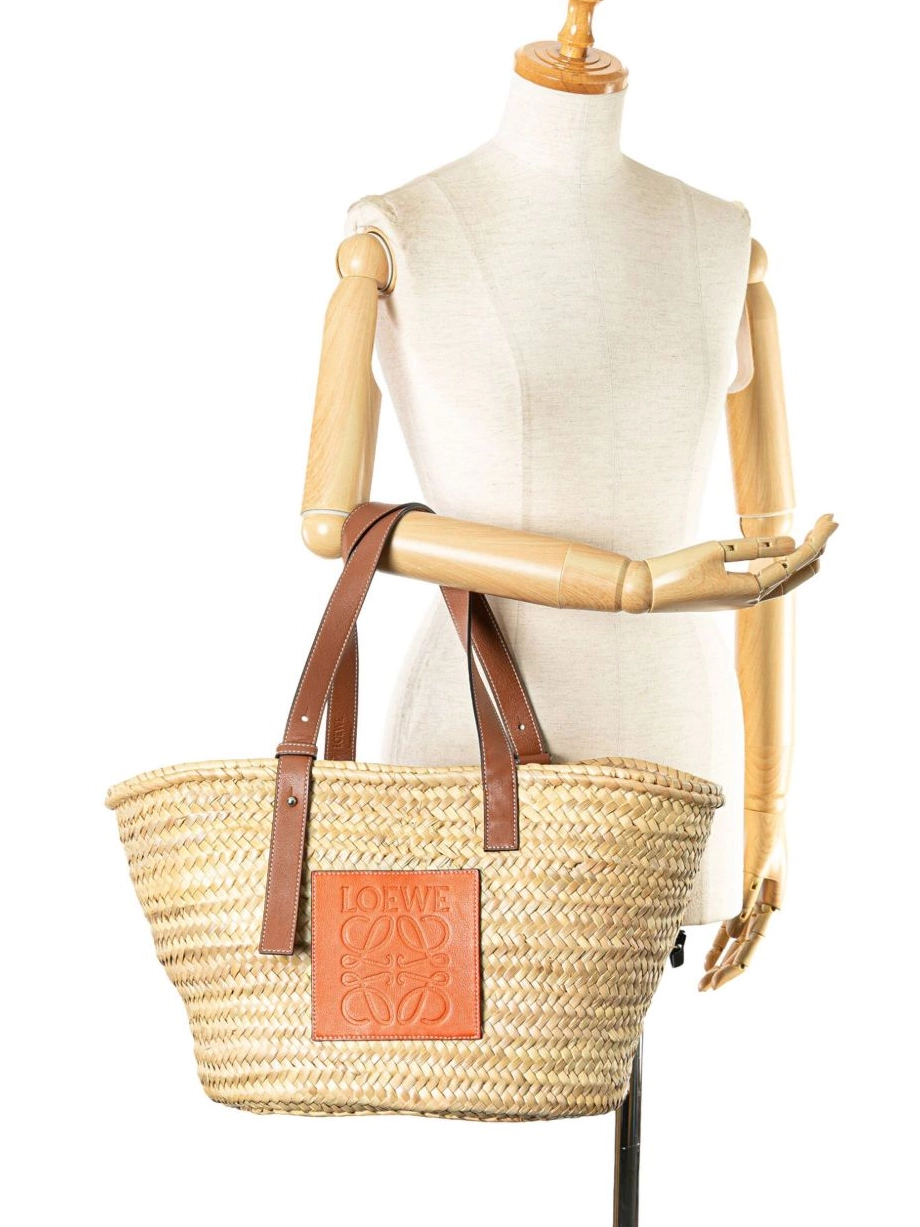 Affordable Women Basket tote Loewe Large bag 21st Century Raffia 0212