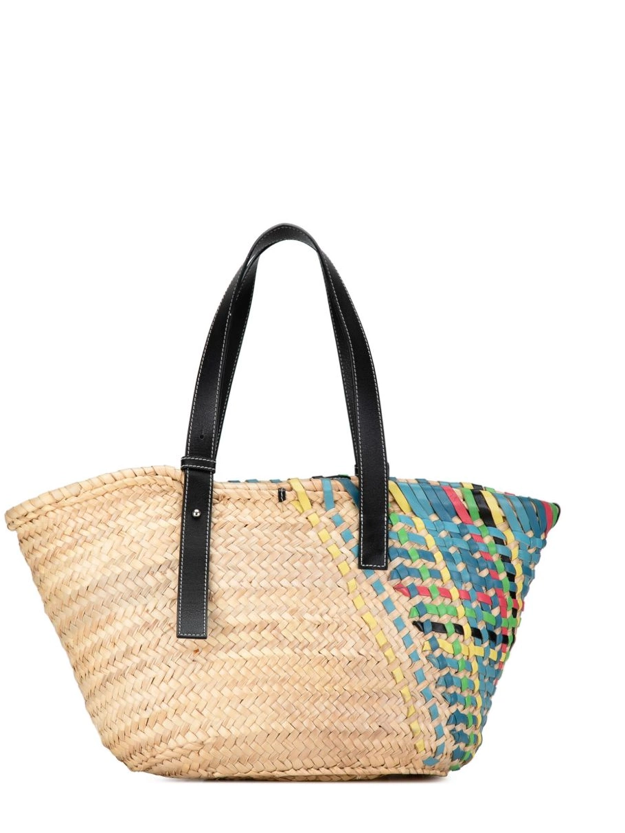 Affordable tote Multicolor Loewe 2021-2023 Basket bag Women Raffia 0217