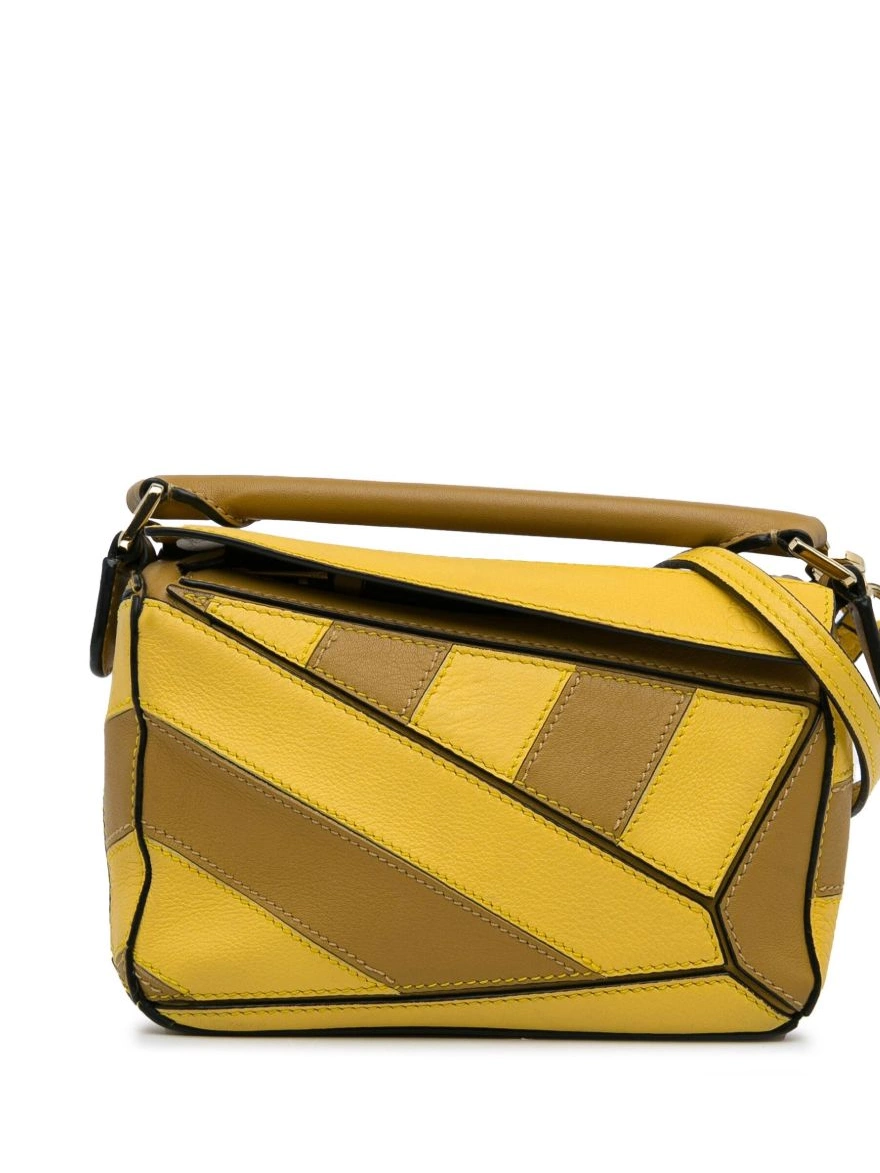 Cheap Loewe Stripe Women Mini satchel 2014-2023 Rugby Puzzle 0208