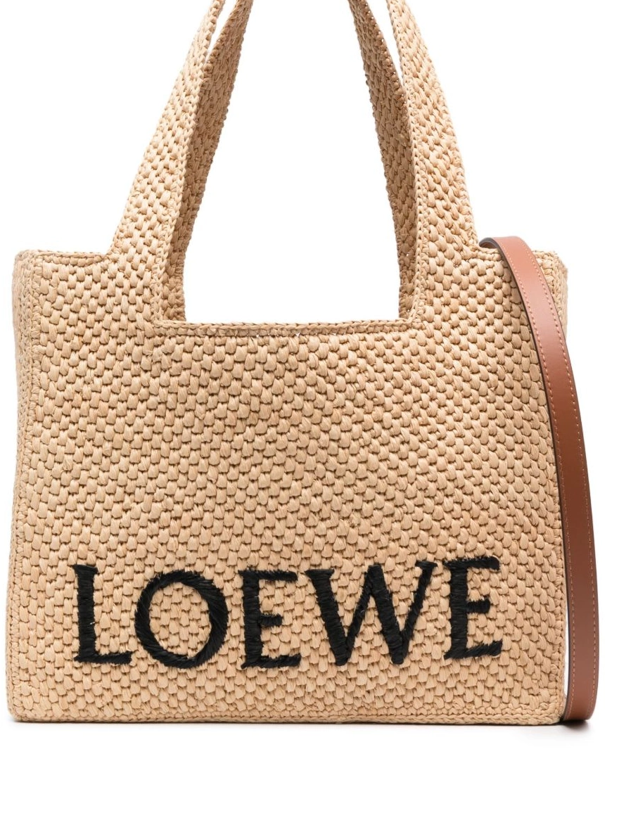 Cheap LOEWE raffia bag tote Women embroidered-logo 0220