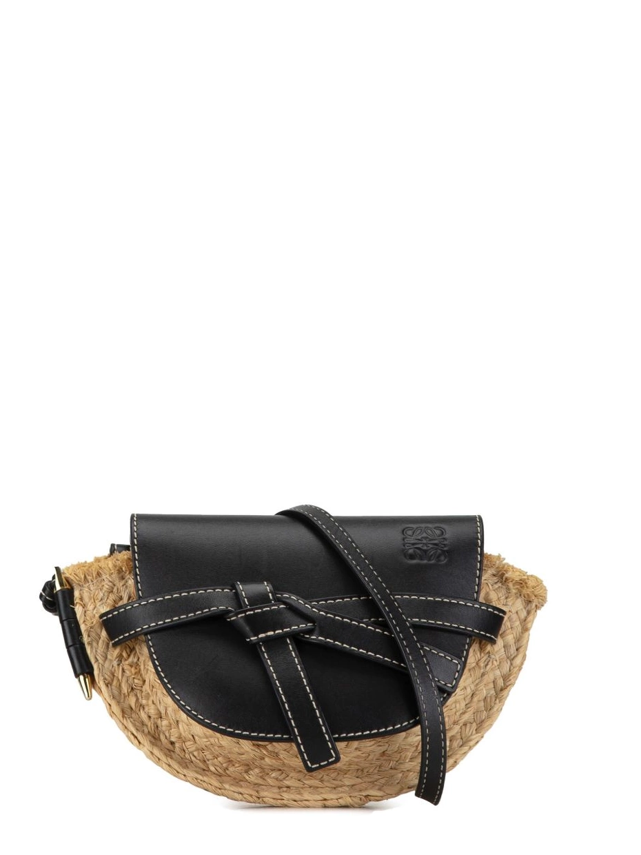 Cheap bag Mini Loewe crossbody Gate Raffia 2010-2023 Women 0212