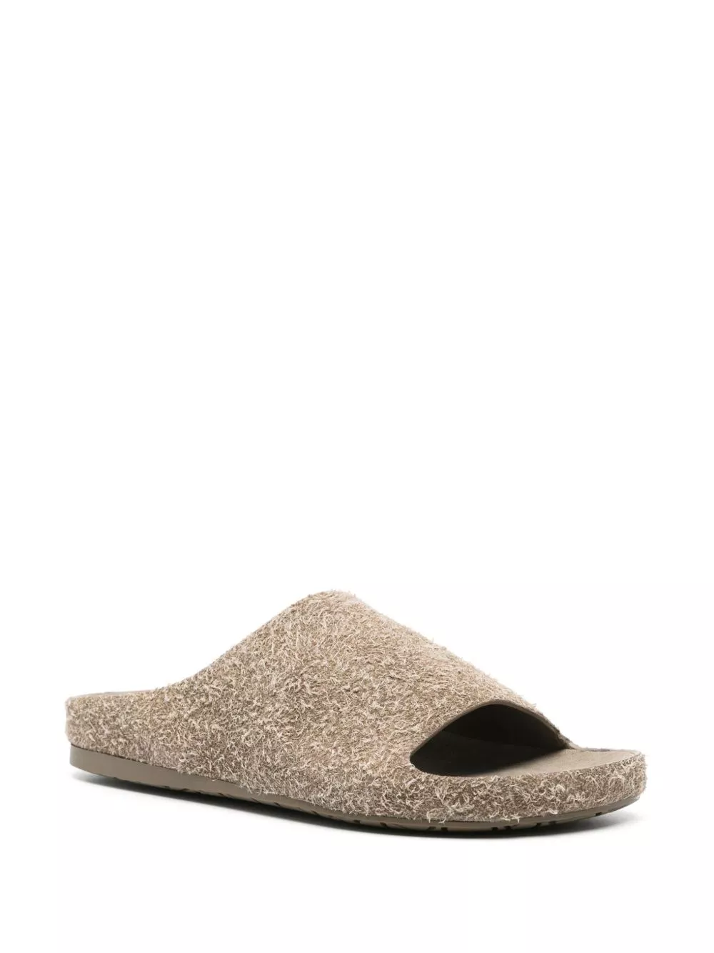 Affordable LOEWE Lago brushed suede slides Men 0204