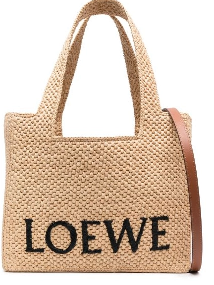 Cheap LOEWE raffia bag tote Women embroidered-logo 0220