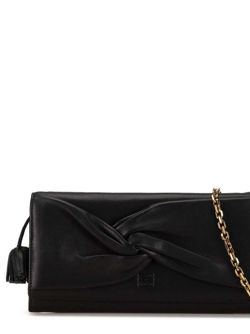 Nappa Bow on bag Loewe Women Chain crossbody 2010-2023 Wallet 0309